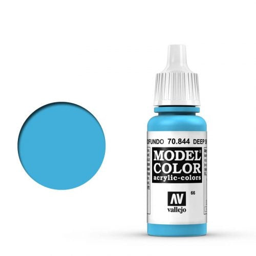 Vallejo Model Color: 066 Adria Blau (Deep Sky Blue), 17 ml (844)