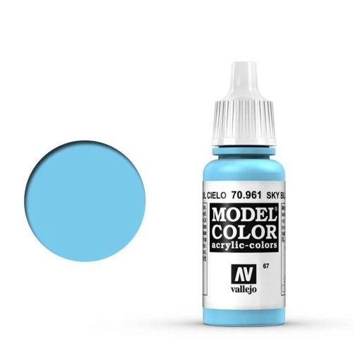 Vallejo Model Color: 067 Lichtblau (Sky Blue), 17 ml (961)