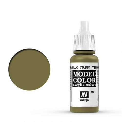Vallejo Model Color: 111 Olivgrau (Medium Grey), 17 ml (987)