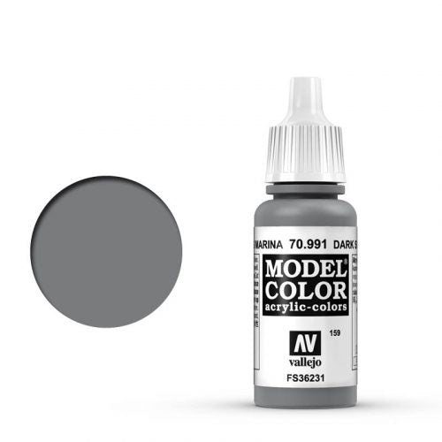 Vallejo Model Color: 159 Staubgrau (Dark Sea Grey), 17 ml (991)