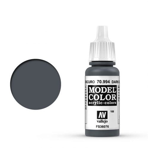 Vallejo Model Color: 166 Dunkelgrau (Dark Grey), 17 ml (994)