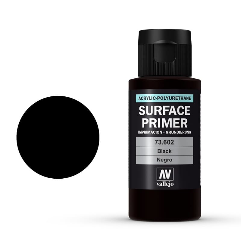 Vallejo Surface Primer Black (60ml) (73.602)