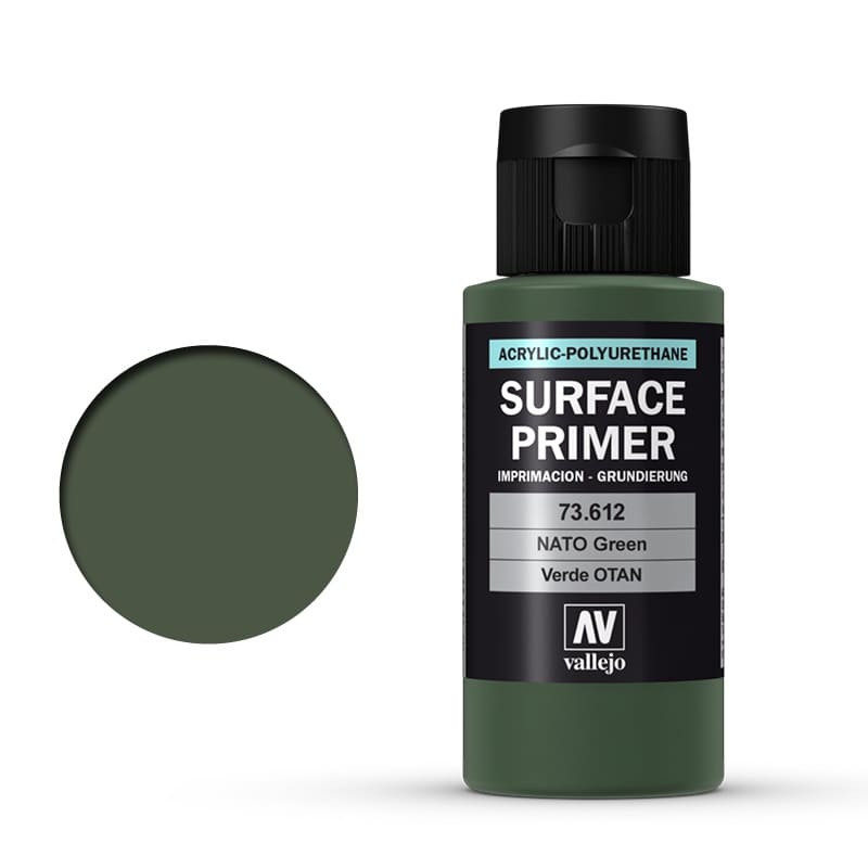 Vallejo Surface Primer NATO Green (60ml) (73.612)