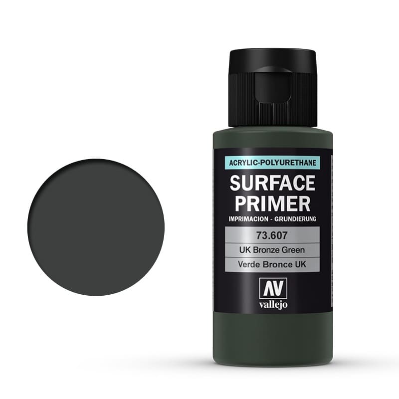 Vallejo Surface Primer UK Bronze Green (60ml) (73.607)