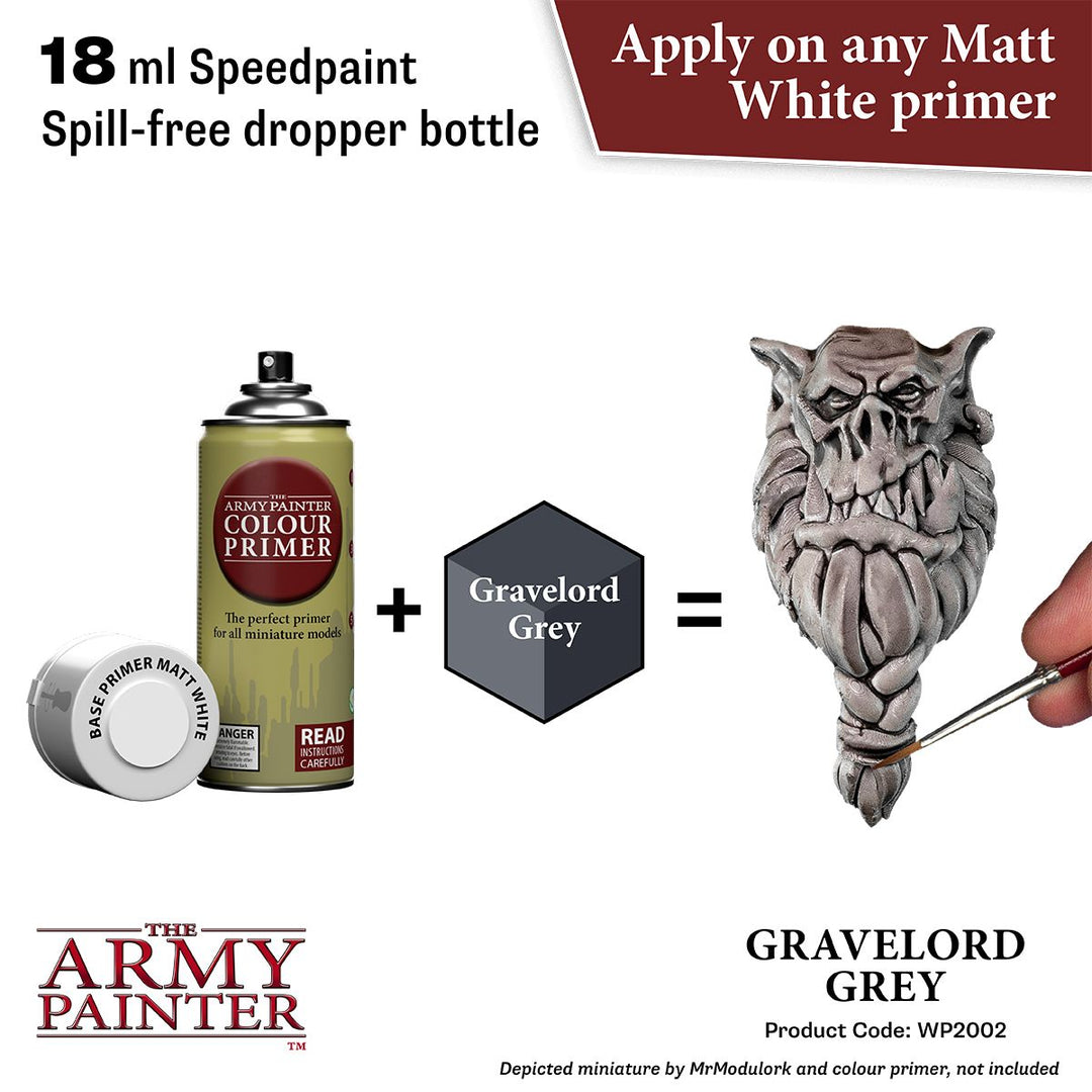 Speedpaint 2.0: Gravelord Grey 18ml (WP2002) Grey