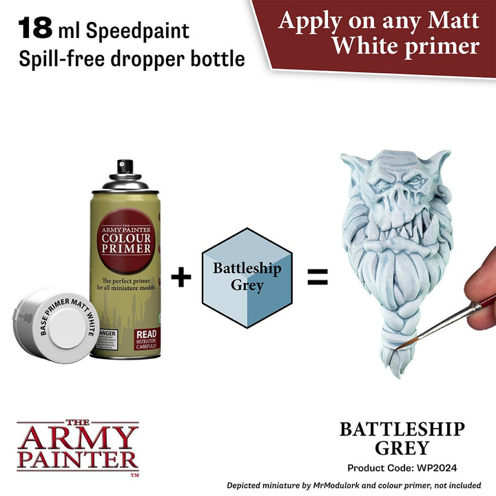 Speedpaint 2.0: Battleship Grey 18ml (WP2024) Light Bluish Grey