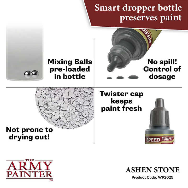 Speedpaint 2.0: Ashen Stone 18ml (WP2025) Light Grey