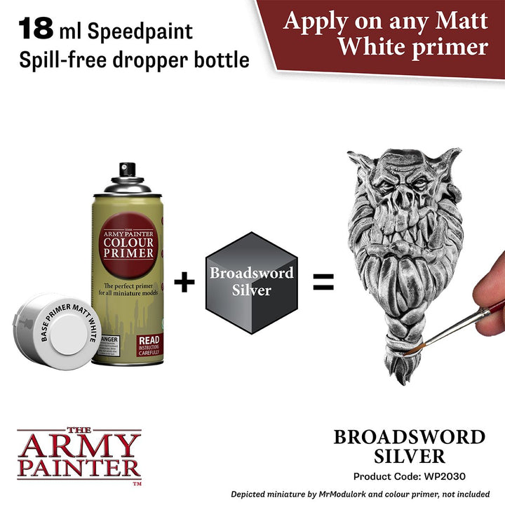 Speedpaint 2.0: Broadsword Silver 18ml (WP2030)