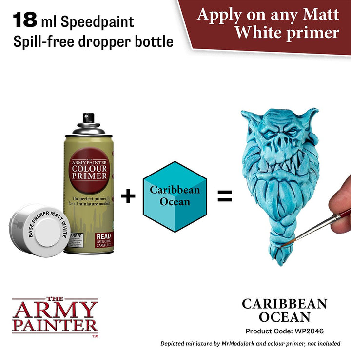 Speedpaint 2.0: Caribbean Ocean 18ml (WP2046) Brilliant Greenish Blue