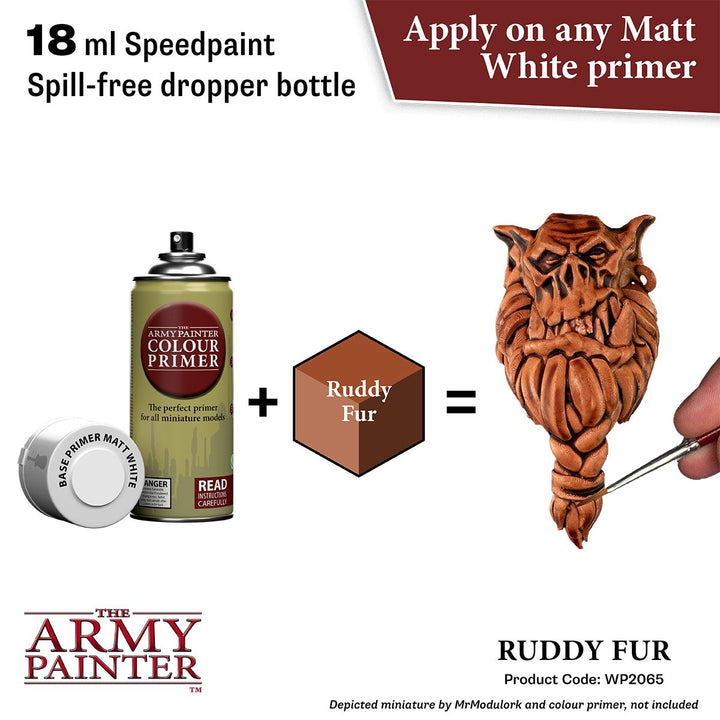 Speedpaint 2.0: Ruddy Fur 18ml (WP2065) Deep Reddish Brown