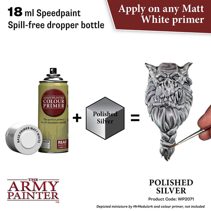 Speedpaint 2.0: Polished Silver 18ml (WP2071)