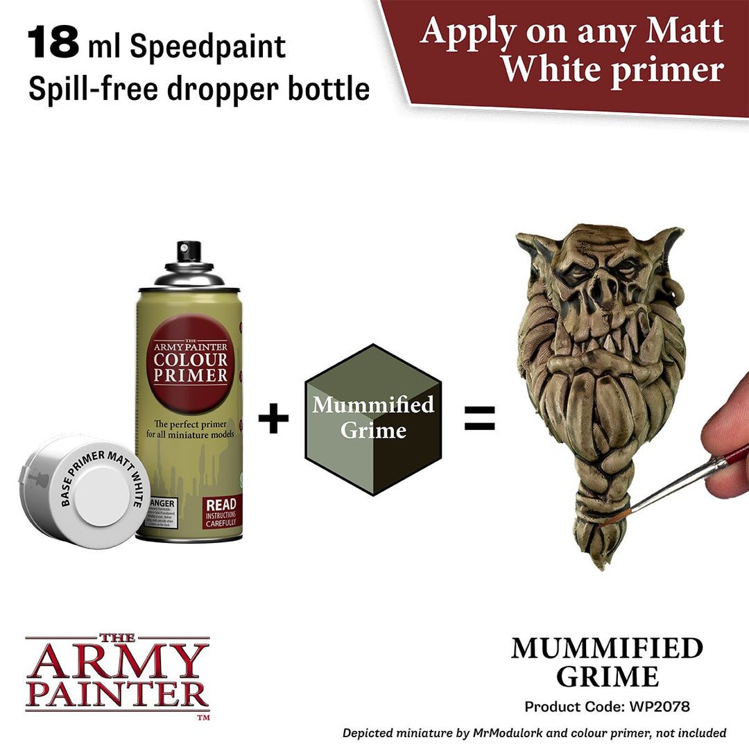 Speedpaint 2.0: Mummified Grime 18ml (WP2078) Greenish Grey