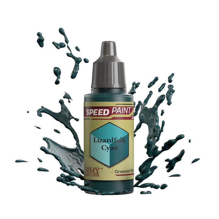 Speedpaint 2.0: Lizardfolk Cyan 18ml (WP2082) Greenish Blue