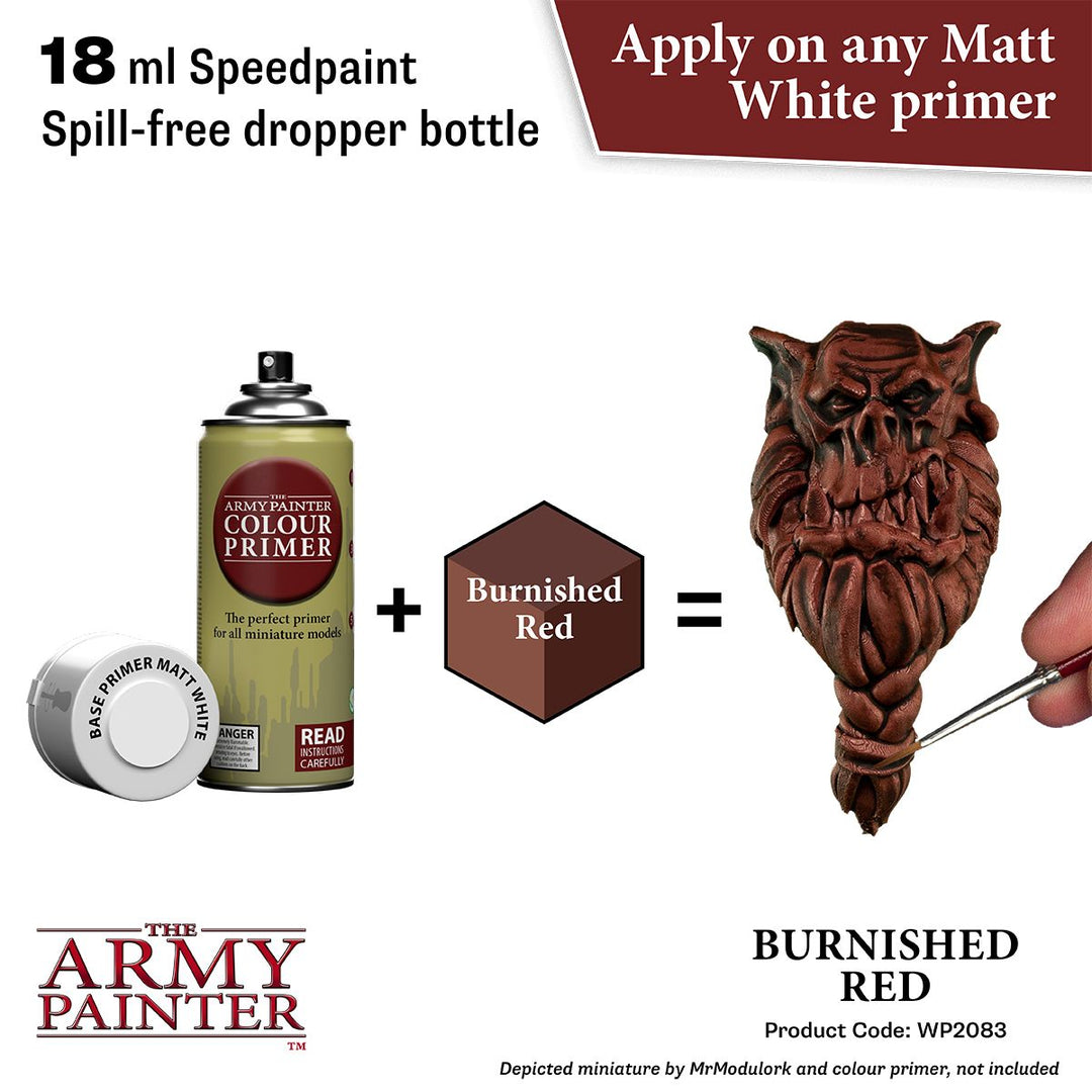 Speedpaint 2.0: Burnished Red 18ml (WP2083) Reddish Brown