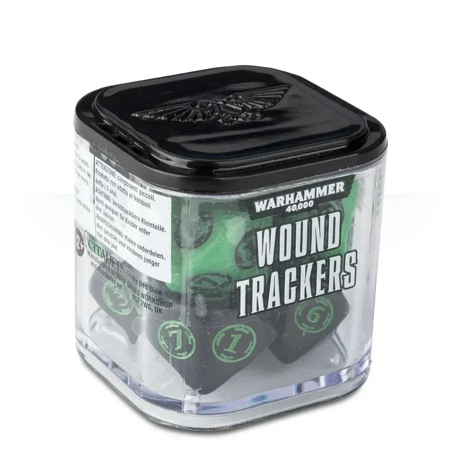 Warhammer 40.000 Wound Trackers (40-47) (Wundmarker - zehnseitige Würfel (W10))