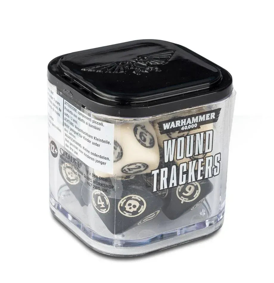 Warhammer 40.000 Wound Trackers (40-47) (Wundmarker - zehnseitige Würfel (W10))