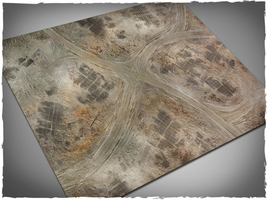Game mat - Ash Wasteland - Mousepad, 44x60 inches 112 x153cm