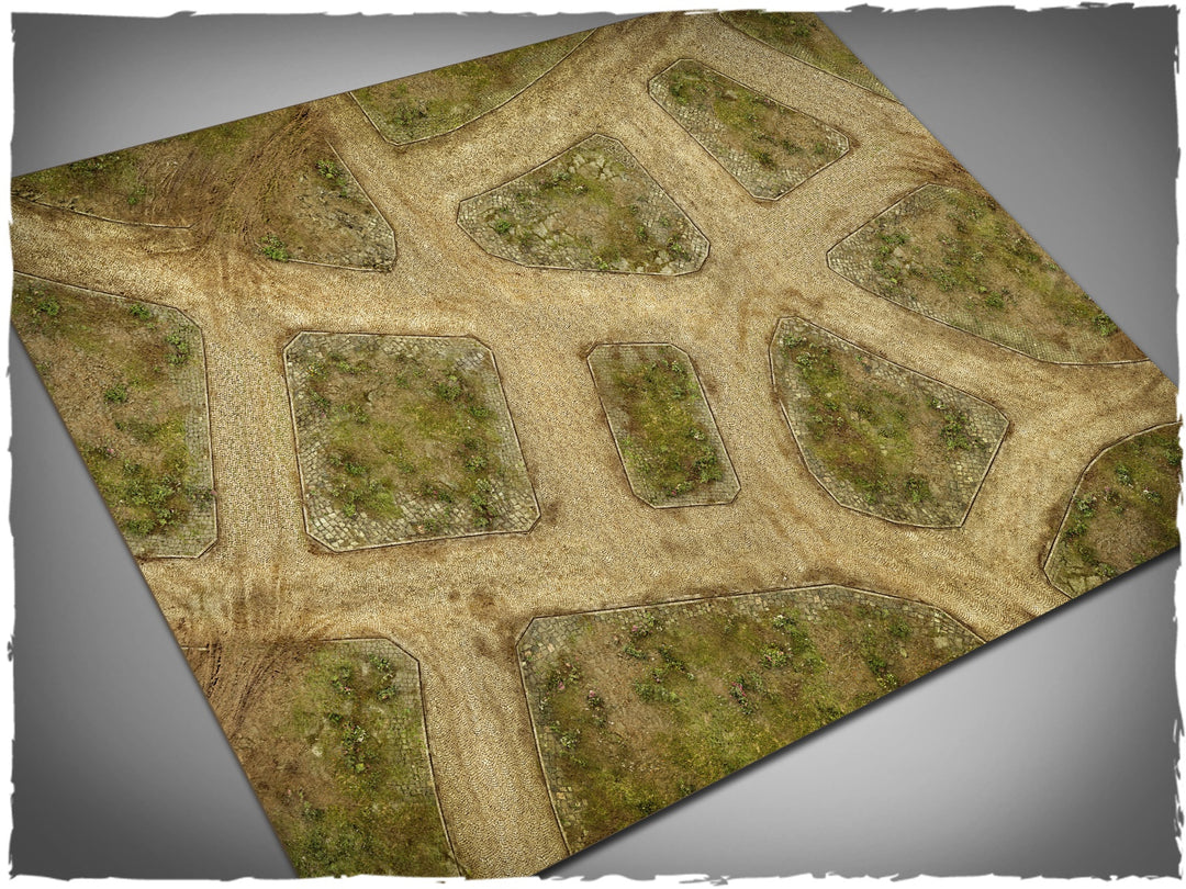 Game mat - Cobblestone Streets v2 - Mousepad, 44x60 inches 112 x153cm