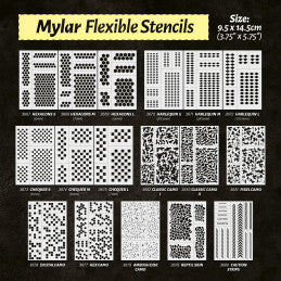 Green Stuff World - Flexible Schablonen - Digitale Tarnung (5mm) - Flexible Stencils - DIGITAL CAMO (5mm)