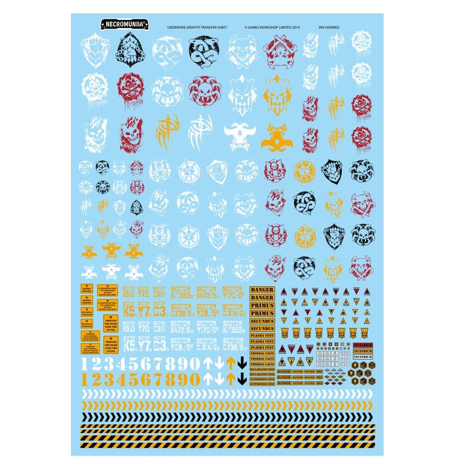 Transfeer Sheet: Underhive Graffiti Transfer Sheet (Mail Order)