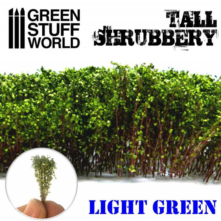 Green Stuff World - Hohes Gebüsch - Hellgrün - Tall Shrubbery - Light Green