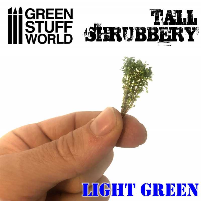 Green Stuff World - Hohes Gebüsch - Hellgrün - Tall Shrubbery - Light Green