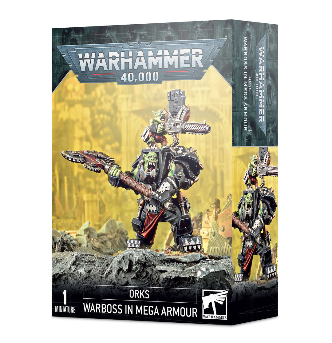Orks : Warboss in Mega Armour (50-56) (Waaaghboss in Megarüstung)