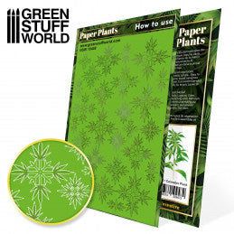 Green Stuff World - Papierpflanzen - Cannabis - Paper Plants - Cannabis