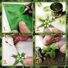 Green Stuff World - Papierpflanzen - Seerose - Paper Plants - Lilly Pads