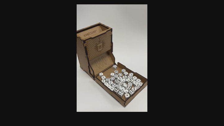 Faltbarer Würfelturm - Platzsparend, Günstig, personalisierbar und Hochwertig