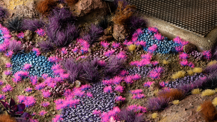 Grass Tufts : Tiny Alien Neon - Tiny
