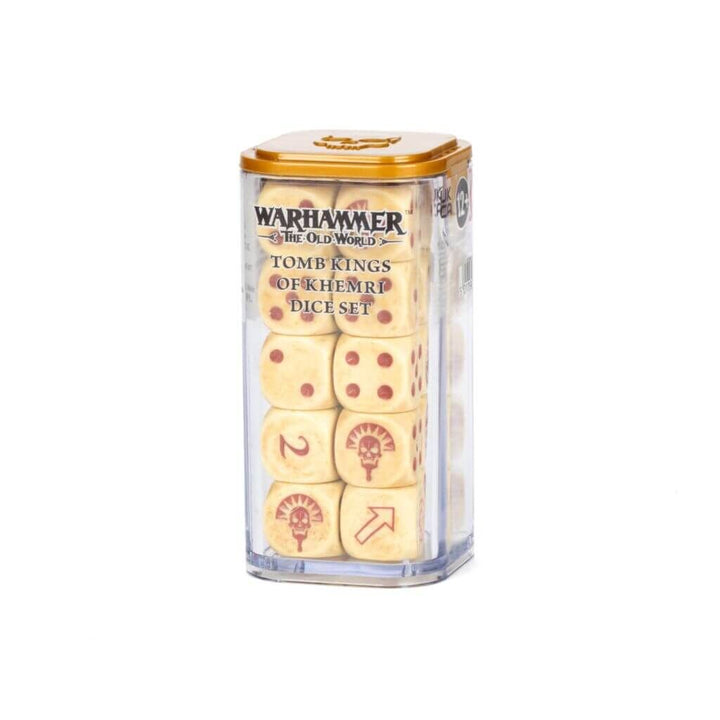 Warhammer: The Old World - Tomb Kings of Khemri Dice Set (07-07) Würfelset der Gruftkönige von Khemri