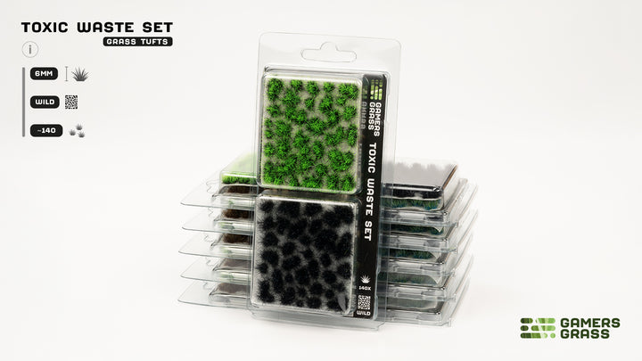 Grass Tufts : Toxic Waste Tuft Set - Wild