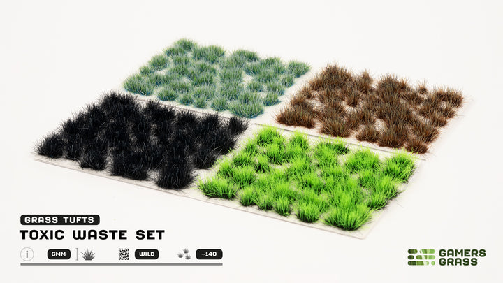 Grass Tufts : Toxic Waste Tuft Set - Wild