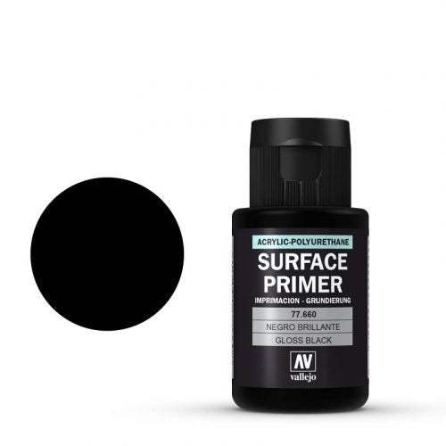 Vallejo Surface Primer Gloss Black (60ml) (73.660)