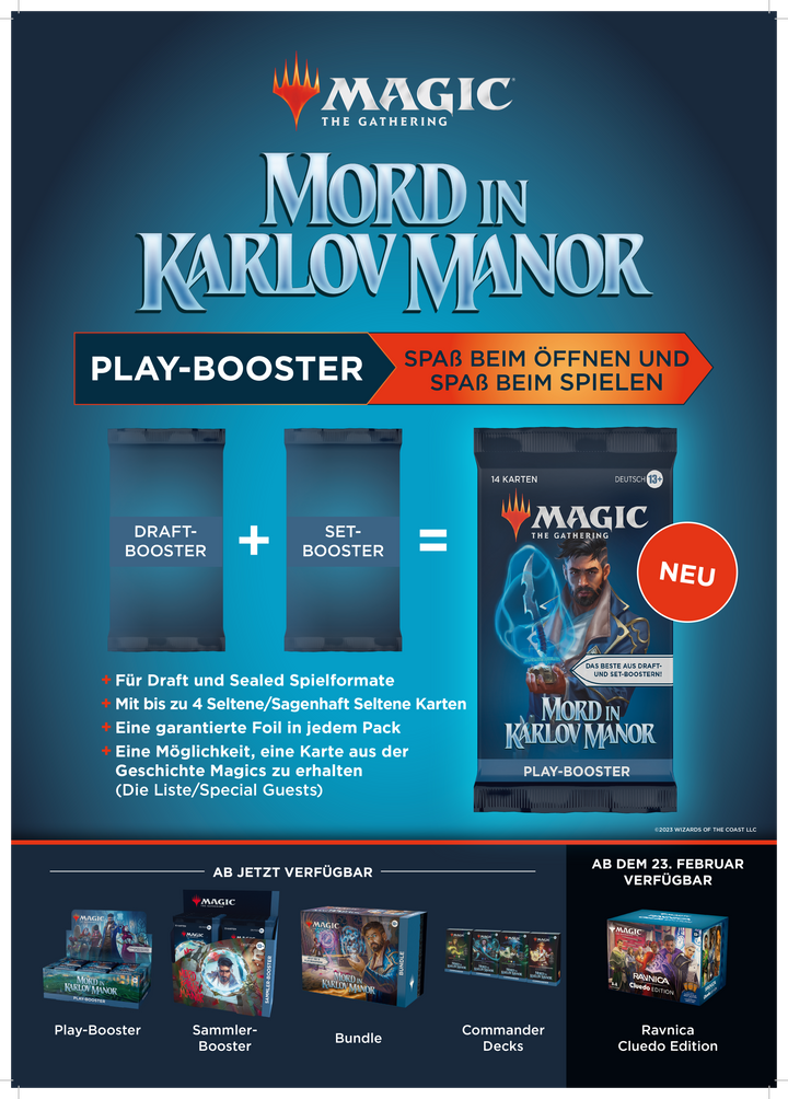 Mord in Karlov Manor - Play-Booster - deutsch