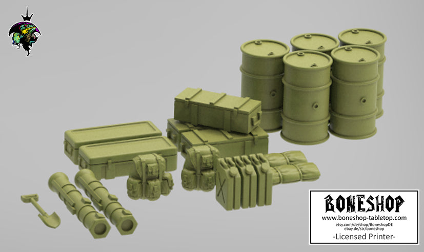 Essentials „Caiman Main Battle Tank Accessoires“ 28mm-35mm | RPG | Boneshop