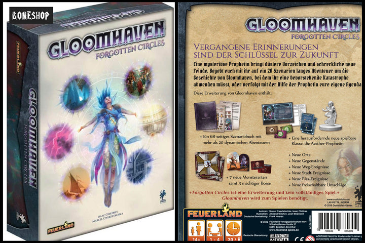 Gloomhaven "Forgotten Circles - Erweiterung" Feuerland-Spiele | DE OVP Boneshop