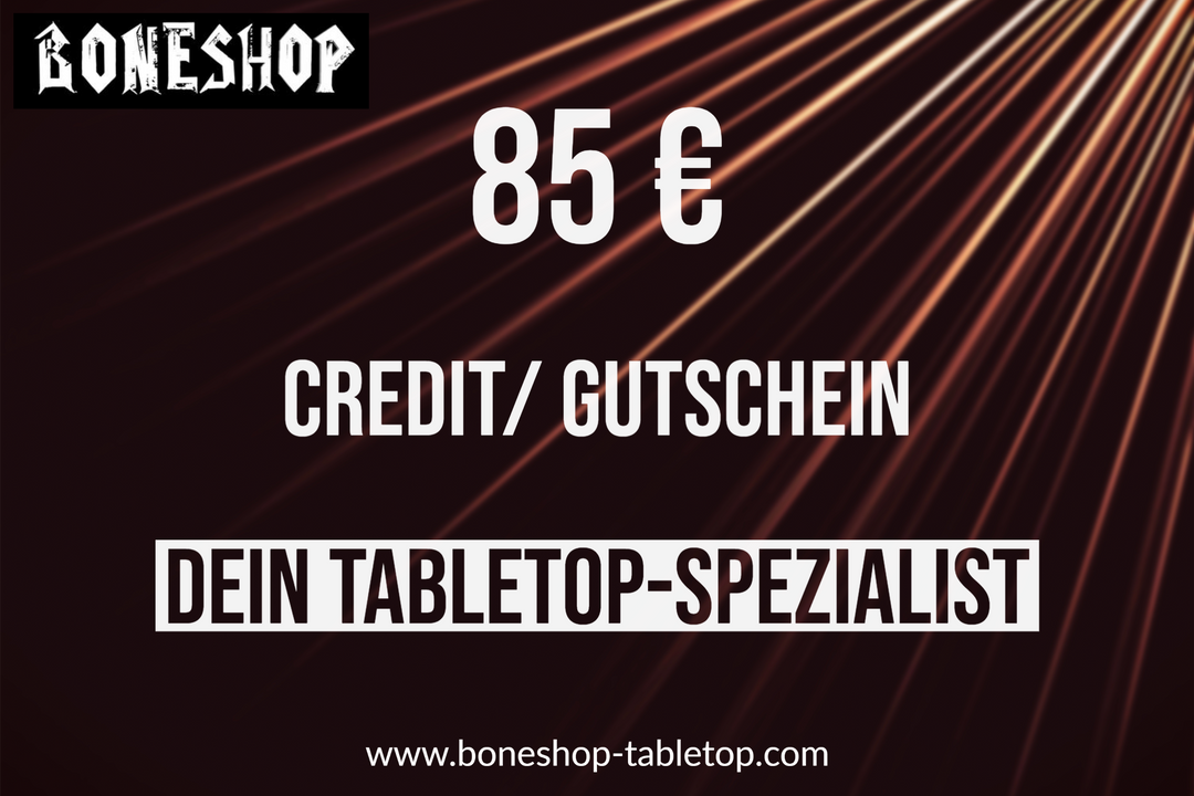 Boneshop 85 € - Gift Voucher - Geschenkgutschein
