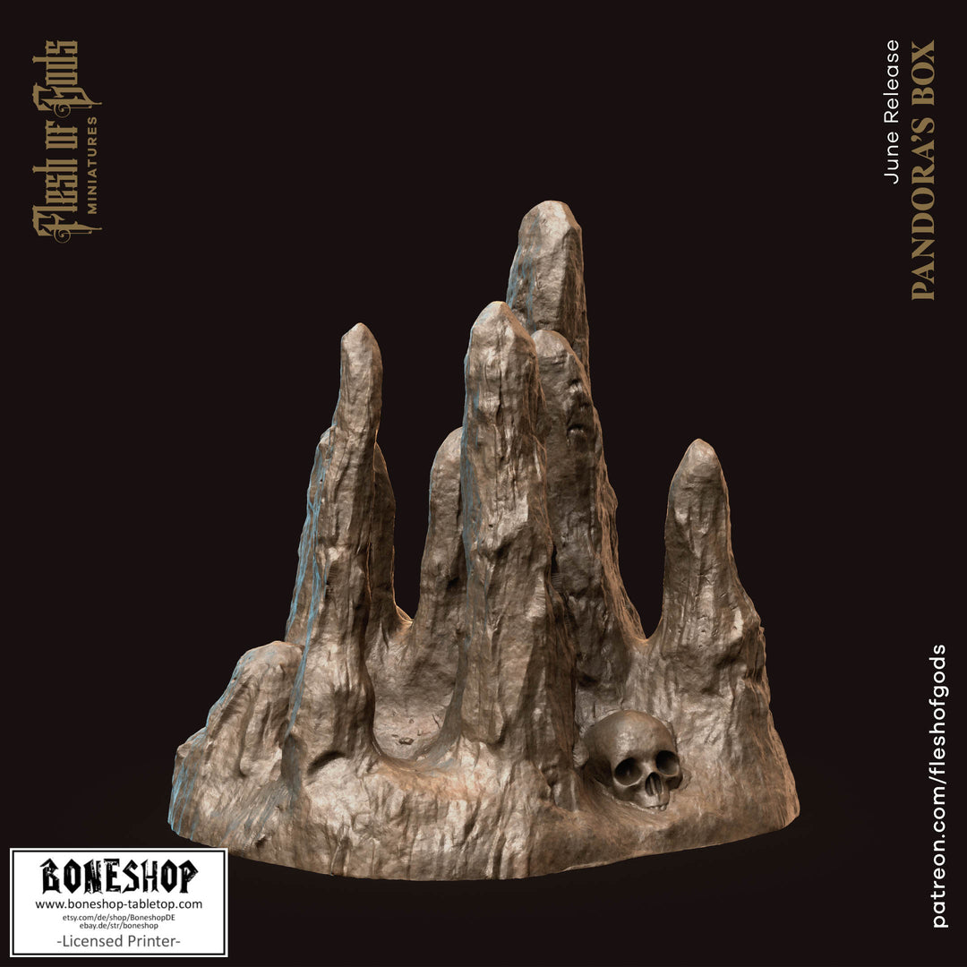 Pandoras Box „Stalagmites“ 28mm-35mm | RPG | DnD | Boneshop