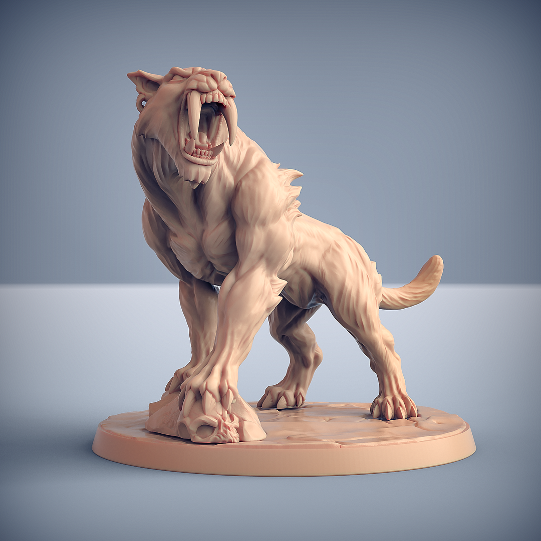 Dragonpeak Barbarians „Smilodon Beast A“ 28mm-35mm | Boneshop