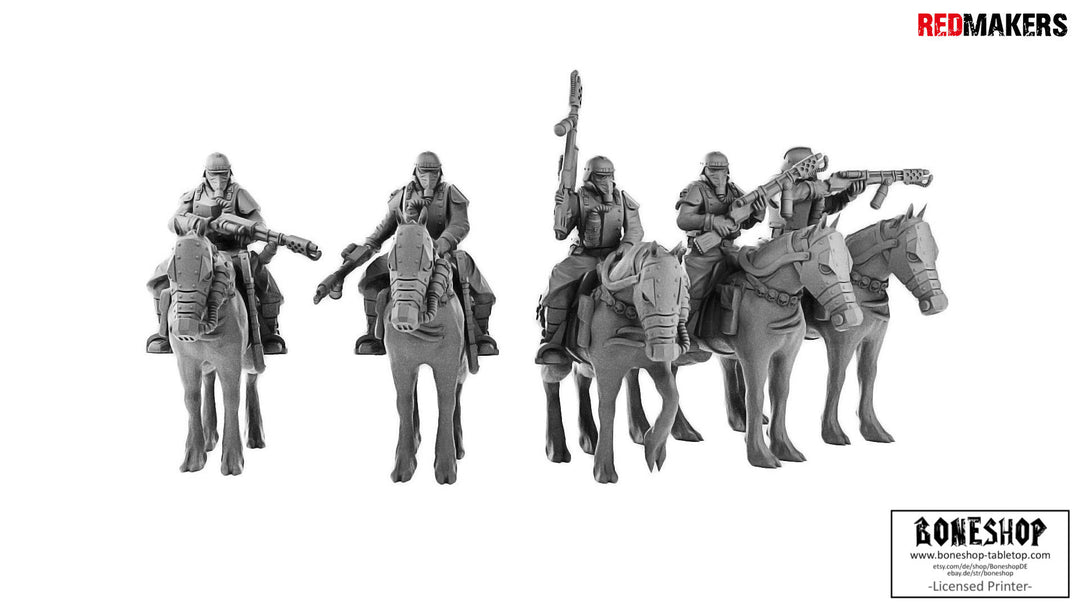 Imperial Force „Death Squad Cavalry BUNDLE V7" 28mm - 35mm | RPG | Boneshop