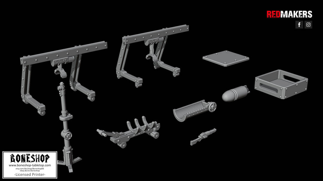 Imperial Force „Medusa Cannon - Accessoires" 28mm - 35mm | RPG | Boneshop