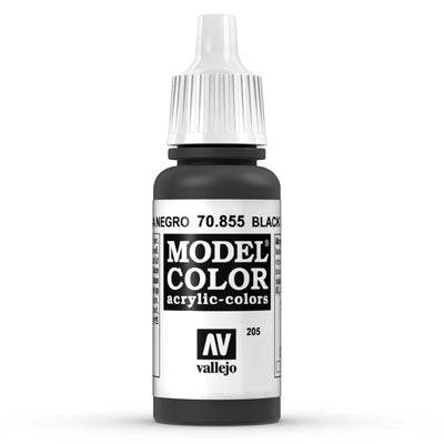 Vallejo Model Color - Black Glaze (Lasurschwarz) 205 (855) 17ml