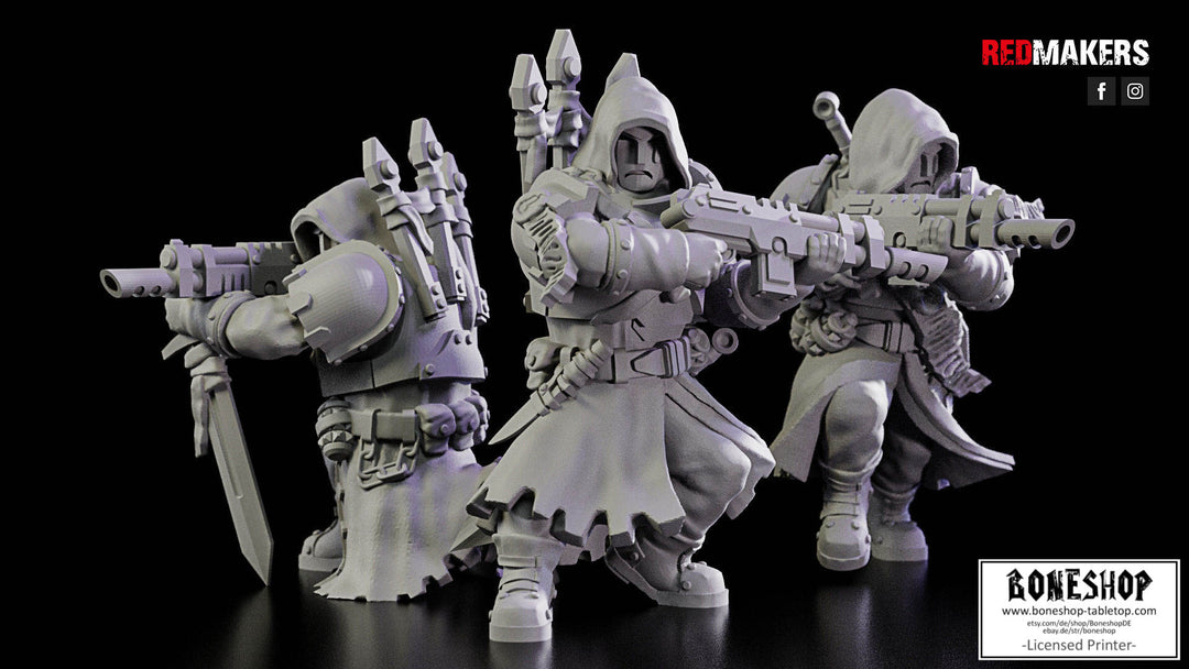 Imperial Force „Janissaries - Squad TRIO 1" 28mm - 35mm | RPG | Boneshop