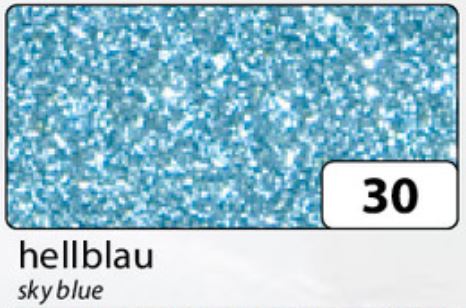 1 Pack Glitter Moosgummi Schaumgummi selbstklebend 20x29cm
