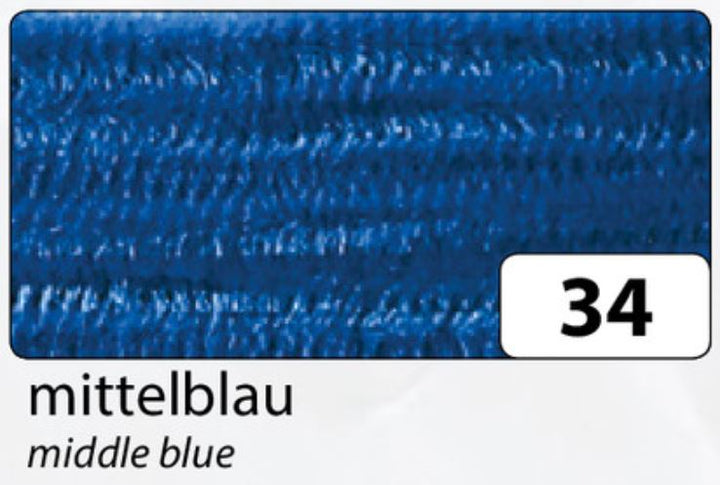 Chenilledraht Pfeifenputzer 5er oder 10er Set  Ø 8mm 50cm verschiedene Farben