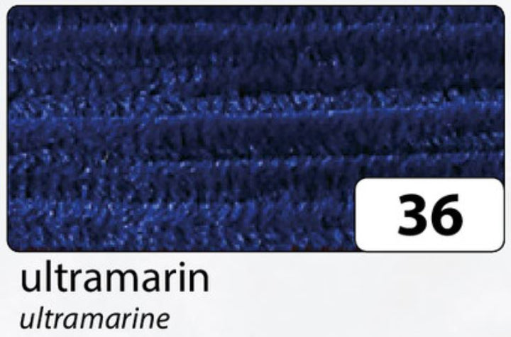 Chenilledraht Pfeifenputzer 5er oder 10er Set  Ø 8mm 50cm verschiedene Farben