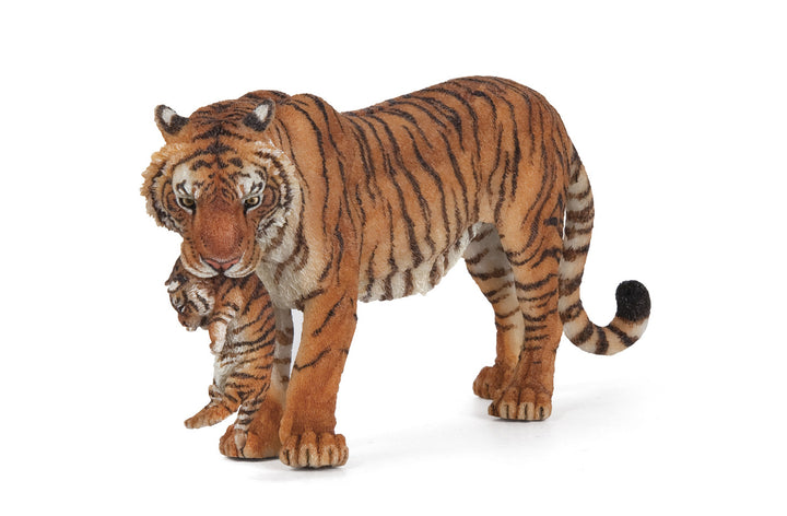 Wildtiere: Tigerin mit Jungtier 7cm (50118)