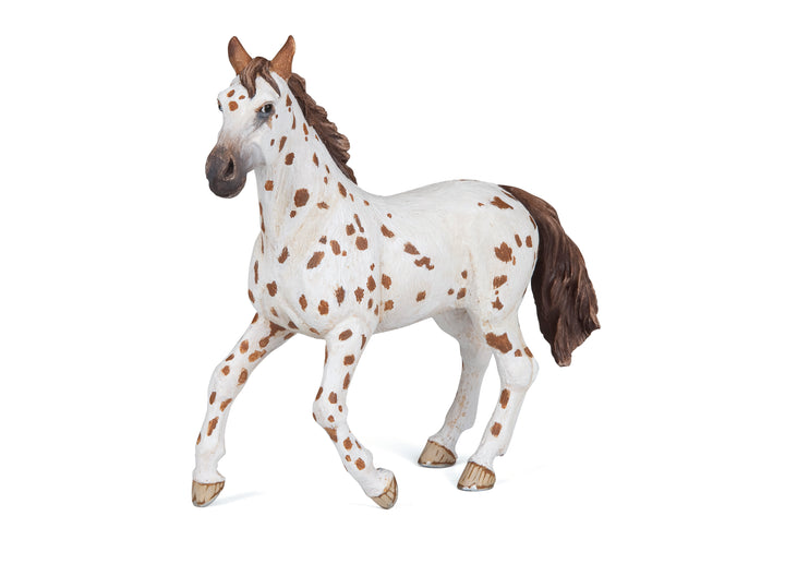 Pferde, Fohlen und Ponys : Appaloosa Stute braun 13cm (51509)